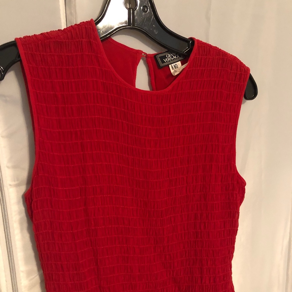 Versace sleeveless blouse